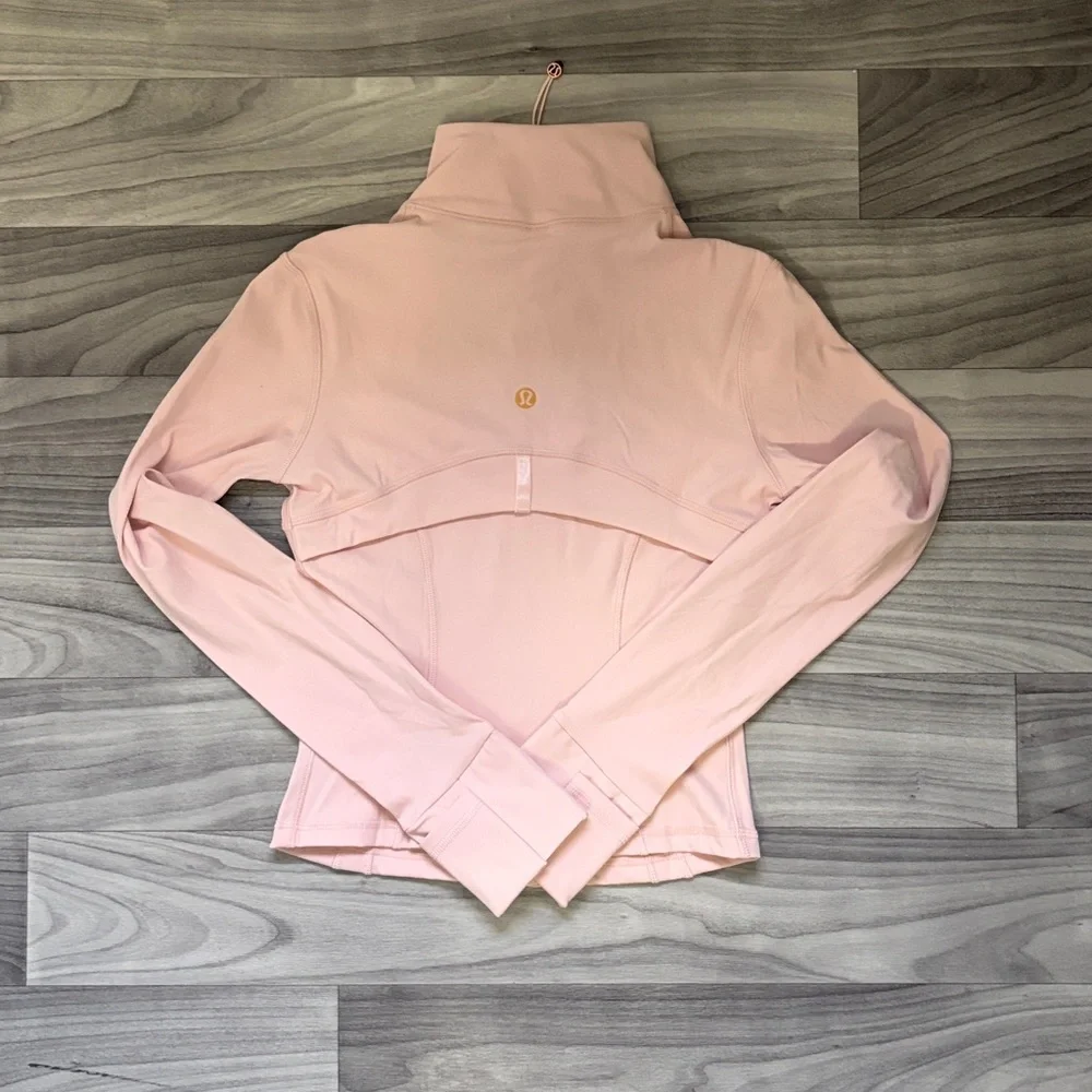 Pink & Rose Gold Lululemon Define Jacket + Align HR Flared Pants Size 4 - Picture 5 of 8